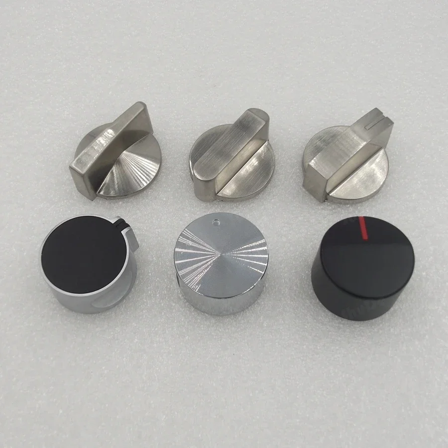 Embedded Stove Knob Gas Stove Switch Gas Cooker Accessories Metal Knob 4 Pcs 8mm