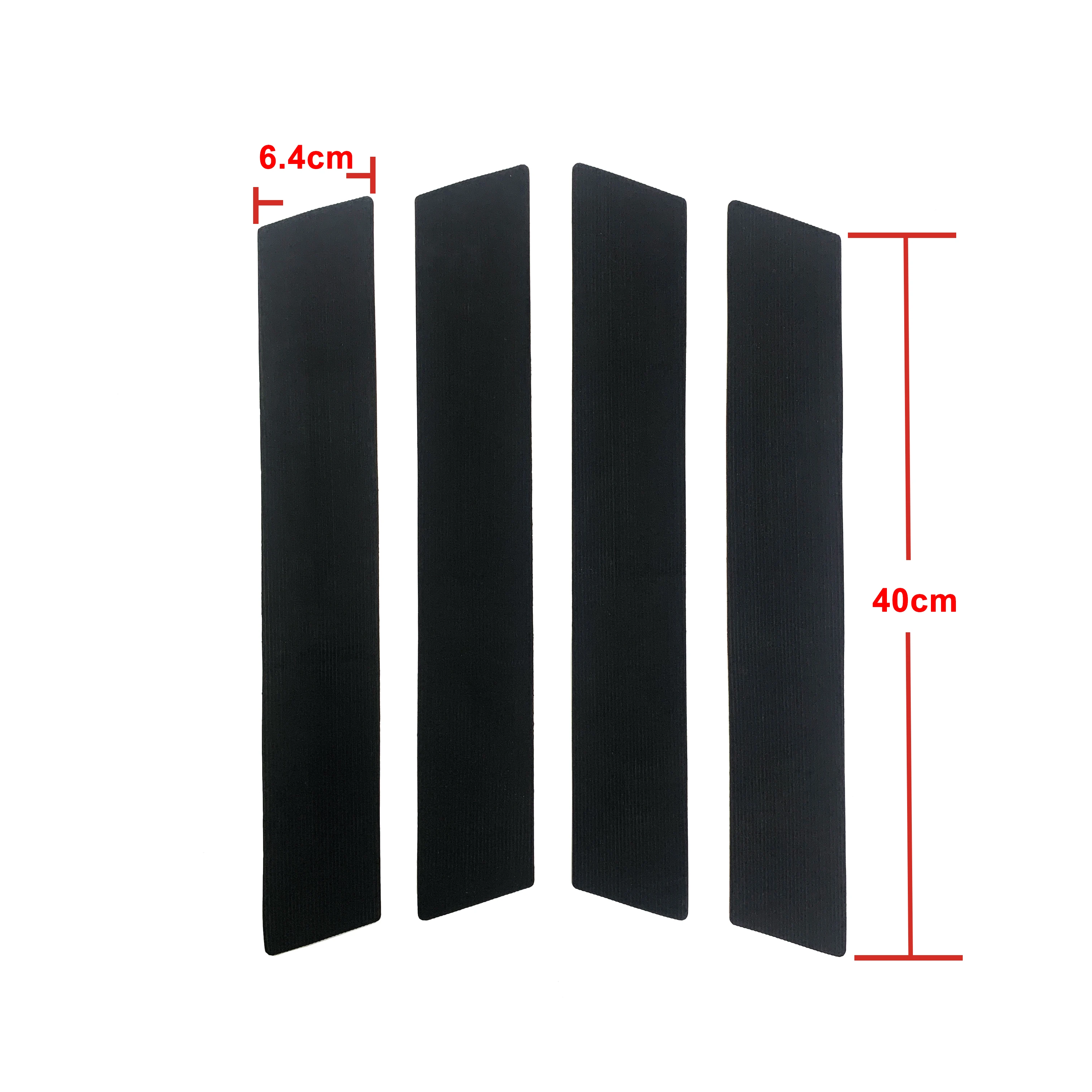 3/4/7 Pieces Surfboard EVA Deck Pads Skimboard Traction Pad Stomp Pad Skimboard Grip Anti-Slip with 3M Adhesive
