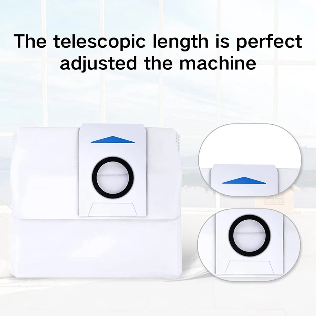 Мешок для сбора пыли Для ECOVACS DEEBOT X1 Omni Auto-Empy Station, объем 3 л, запасной мешок для ECOVAS Omni X1/X1 Plus, 6 шт.