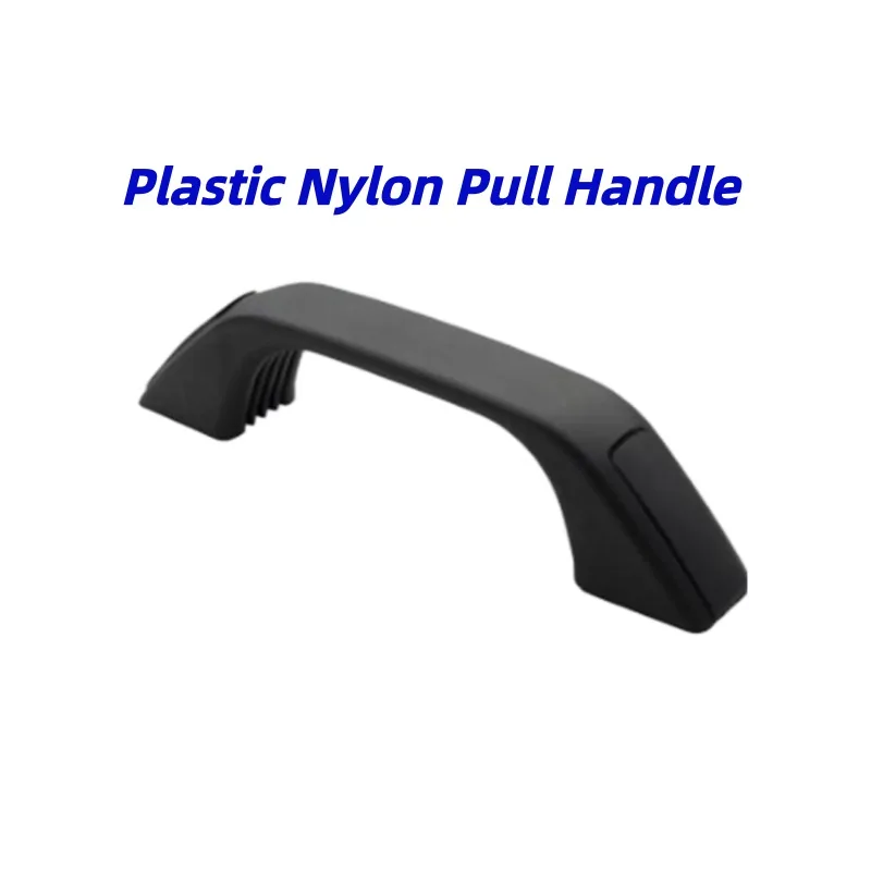 1pc 90-132mm Plastic Nylon Pull Handle With Cover External Mount Industrial Equipment Cabinet Door Machinery Grip Handle