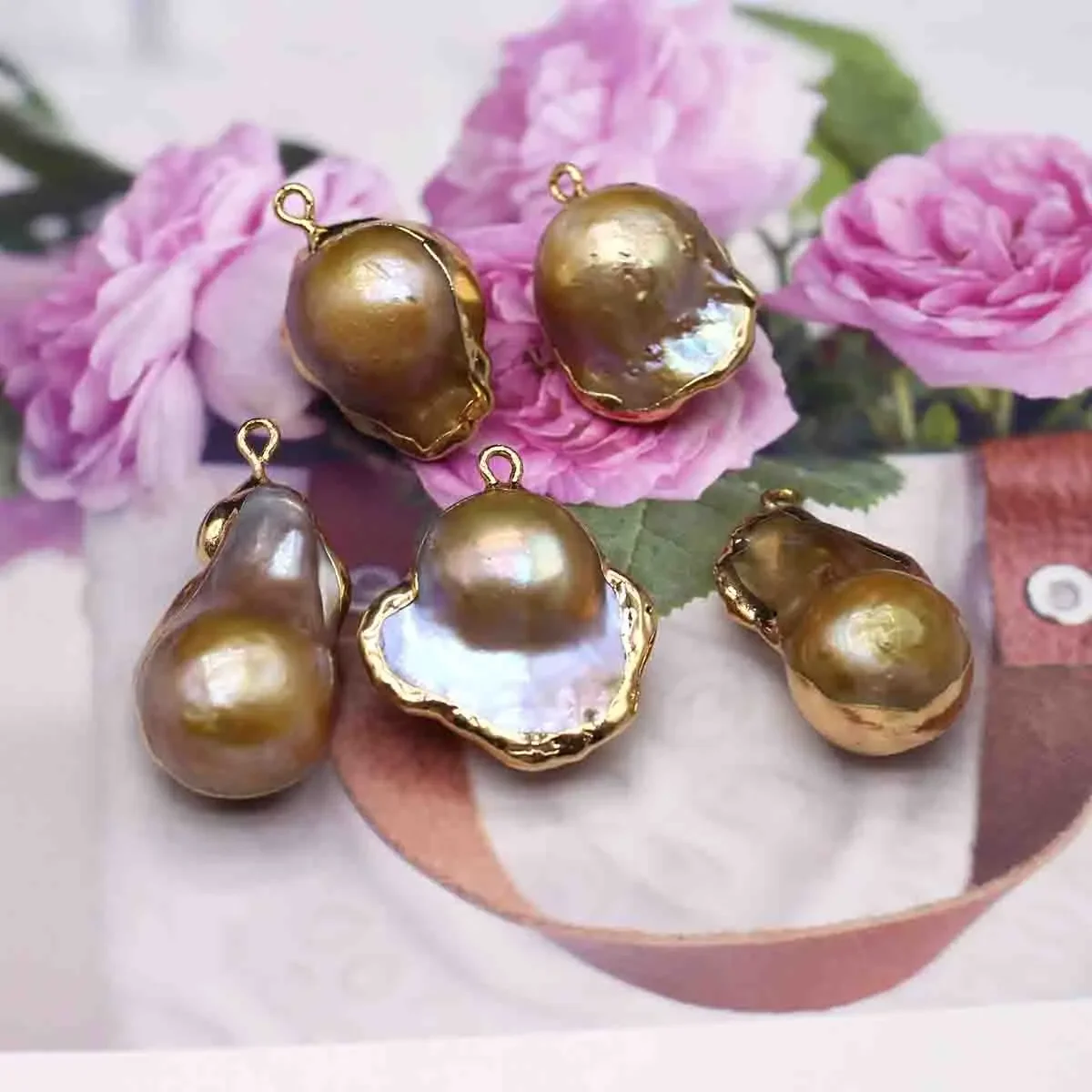 1PCS Irregular Natural Pearl Beads Charms Baroque Pearl Loose Beads For Jewelry Making DIY Pendant Bracelet Earrings Accessory