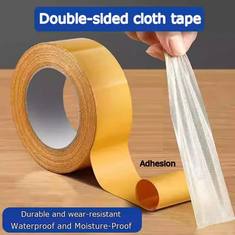 

Buki Double-Sided Tape with High Adhesion, Suitable for Wedding Red Carpet Splicing, Anti-Slip Mats, Flooring Fixation, Extra St