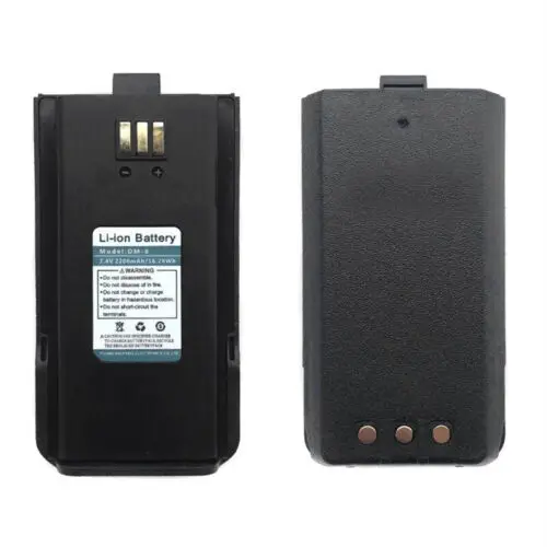 Original 7.4V 2200mAh Li-ion Battery Pack DM-8 for Radio Walkie Talkie BaoFeng BF-H6 Two Way Radio