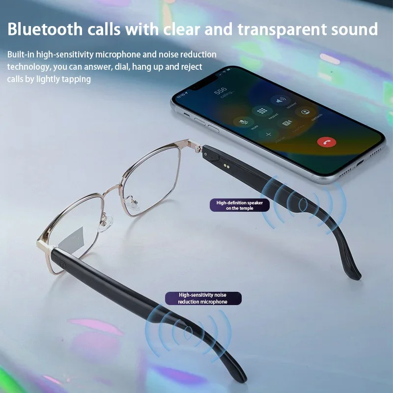 NEW Smart Glasses AI Intelligent Translation 144Languages Real-time Wireless Bluetooth Headset For Simultaneous Interpretation