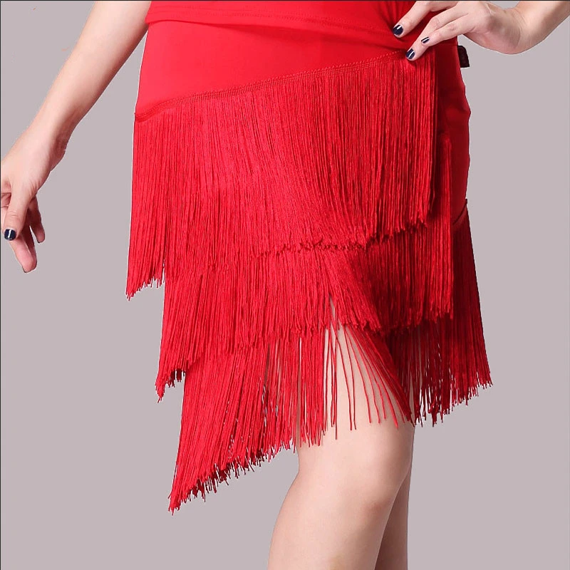 Hurtownie 1 jard / partia Fringe Lace Tassel Ribbon Sew Latin Dress Stage Garment Curtain DIY Akcesoria do szycia Cekiny Fringe Trim