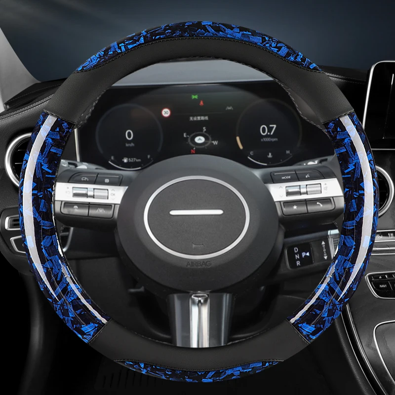

PU Leather Car Steering Wheel Cover For Hyundai Sonata 10th 11th 2023-2025 Kona 2023-2025 Tucson 2023-2025 Auto Accessories
