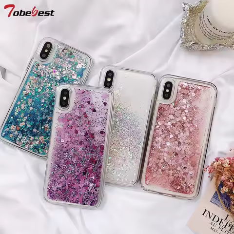 Fashion Glitter Liquid Silicone Case For Samsung Galaxy A51 A71 A01 A11 A21 A31 A41 A81 A91 M31 M51 A21S Dynamic Quicksand Cover