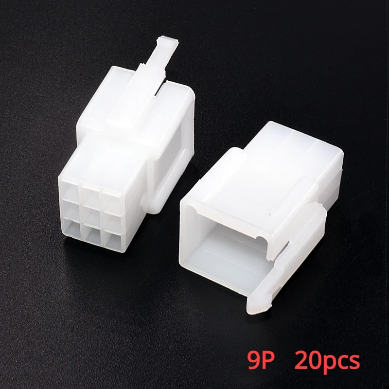 10/20pcs 2.8mm 2/3/4/6/9 pin Automotive 2.8 Electrical wire Connector Male Female cable terminal plug Kits Motorcycle ebike car