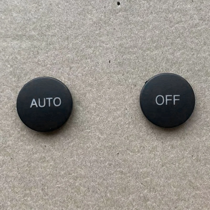 For Volkswagen Touareg Car Air Conditioning Switch Knob AUTO Button Cover OFF Panel Round Accessories