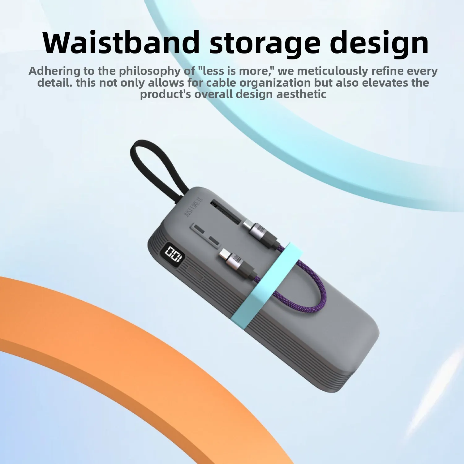 (Only Case) For CUKTECH CP25 20000mAh 55W PowerBank Two-Way Fast Charge Self Portable Powerbank Protective case Silicone Case