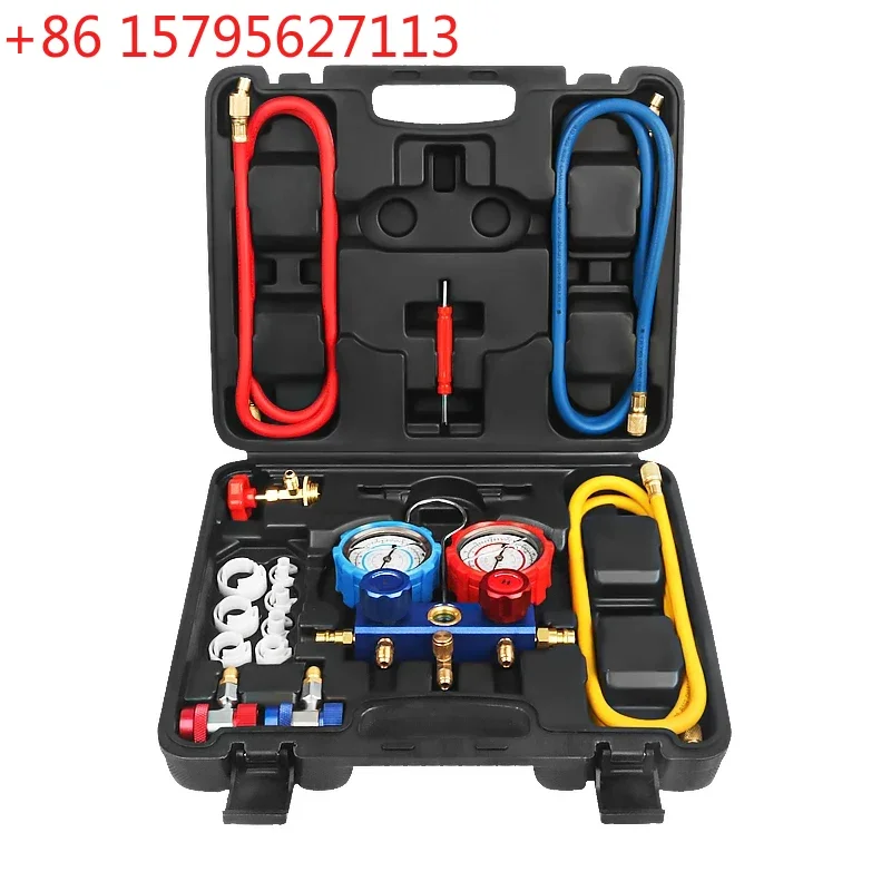 

Liquid Gauge Valves Shockproof Refrigerant Air Conditioning Meter Ice-like R134a Refrigeration Pressure Tool