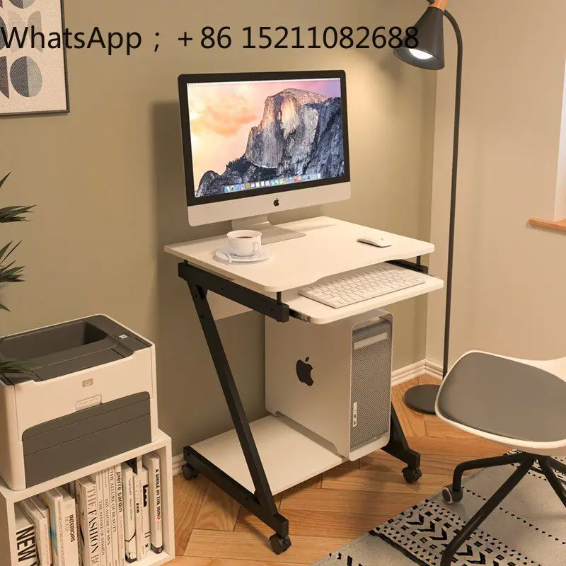 LLY Removable Computer Desktop Desk Home Simple Desk Bedroom Student Mini Computer Desk Small Size