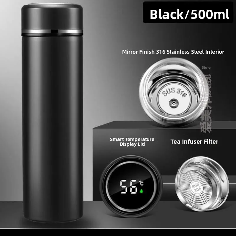 

Busin мужская высококачественная портативная изолированная чашка для воды, разделение воды для чая, студенческая бутылка для воды, новая модель 2025 года, нержавеющая сталь