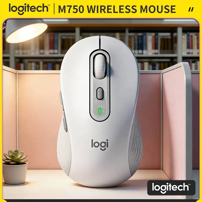 

Эргономичная мышь M750 — пользовательские сочетания клавиш, мягкие ручки, 20 месяцев автономной работы, подключение к 3 устройствам, незаменима для учебы и работы