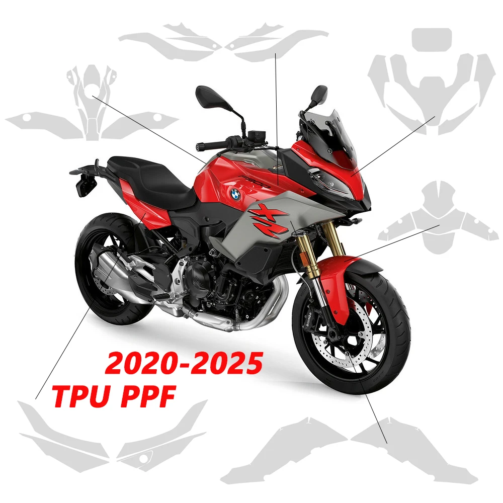 

PPF F900 XR Invisible Protective Film for BMW F900XR F900xr 2025-2020 Motorcycle TPU Scratch Resistant Protective Film