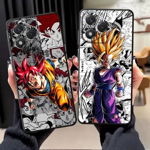 Dragon Ball Cool Black Soft Phone Cover Case for Honor 90 X9a X7 X5b X8 Magic5Lite 200 400 Lite 70 X6 8X