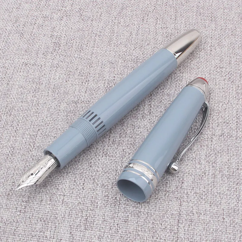 

Special Collection MB 149 Piston Filling Fountain Pen Linght Blue Green Resin Ink Pen 1924-2025