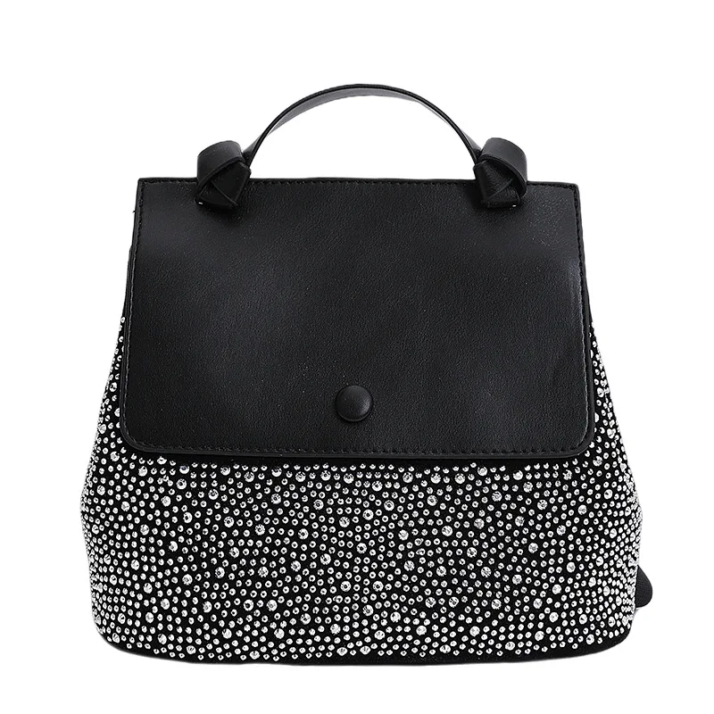 حقيبة ظهر جديدة على الموضة الفرنسية، حقيبة ظهر متطابقة الألوان ذات قيمة عالية، حقيبة يد ذات سعة كبيرة