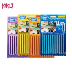 12pcs/Pack Sewer Rod Drain Cleaner Sticks Kitchen Toilet Bathtub Sewage Decontamination To Deodorant Sewer Stop Clogs tools