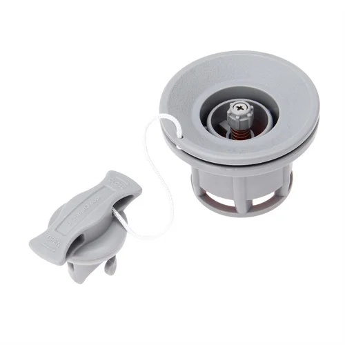 1 Pc 8-Hole Air Valve for Inflatable Fishing Boat Raft Kayak Dinghy Air Valve Adapter Cap Pom Grey and Red Boats Accessories