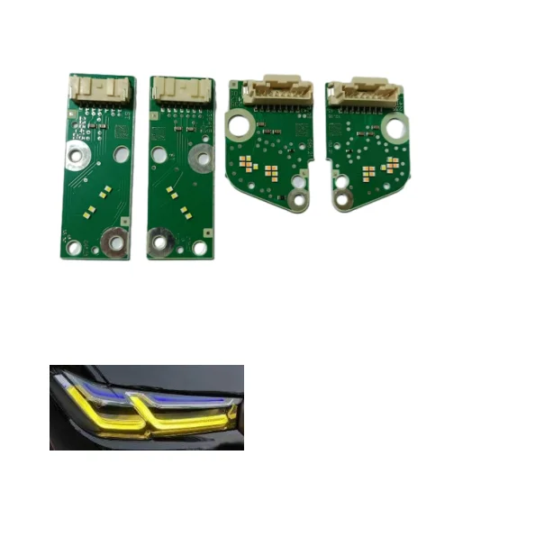 

HF CSL New Yellow LED DRL Headlight Daytime Running Light Board Module BM(w) 5 Series G30 G38 21-24 LCI Version Yellow DRL