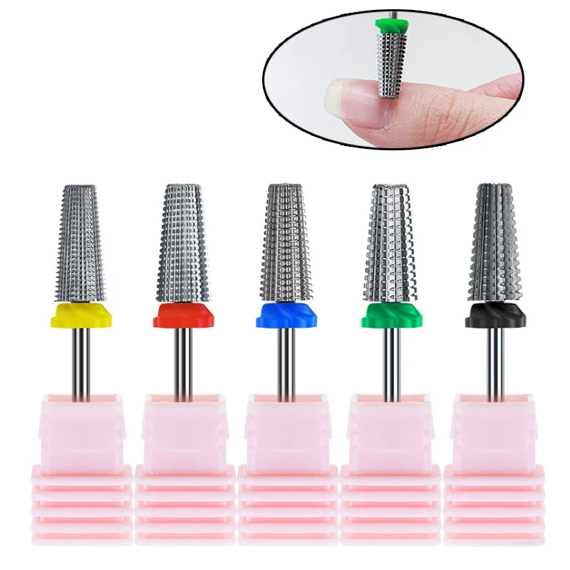 Głowica polerska 5 w 1 do szybkiego usuwania lakieru, kleju i martwego naskórka, wysokiej jakości uniwersalne małe narzędzia do manicure