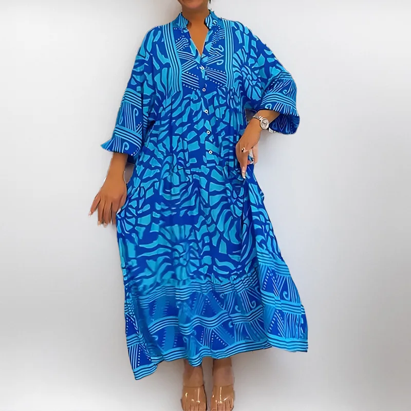 cotton navy dress Marilyn Tie dress and dresses Easy sophistication comes naturally Color:#17-Ice Apricot Few Moda | Freya
