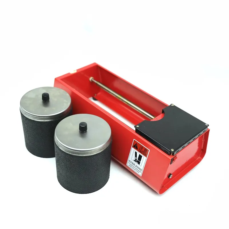 

1L Capacity Mini Jewellery Rotary Polisher Jewelry Tumbler Polishing Machine with Glass Barrel for Gold Silver Jade Rock