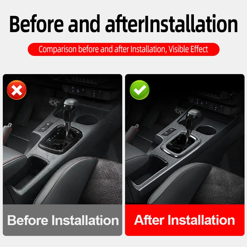 For Toyota Hilux 2024-2016 Revo Pickup Truck Dashboard Center Console Protective Panel Sticker Anti Scratch Interior Trim Cover