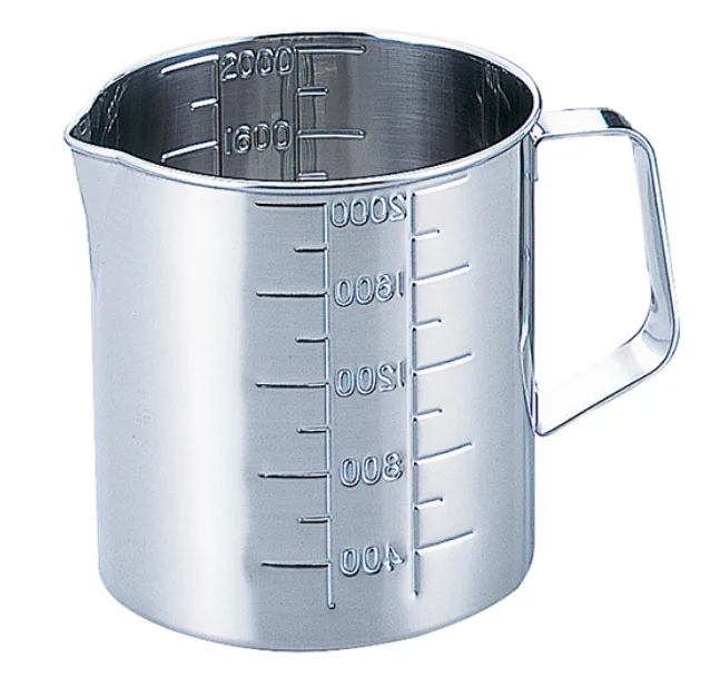 304 Stainless Steel, Stainless Steel Beaker, Stainless Steel Measuring Cup, Coffee, Desserts, Pastries, Production