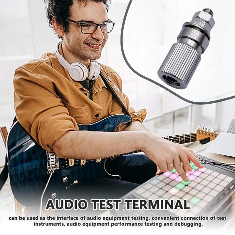 1 шт., штекеры для колонок, 4 мм