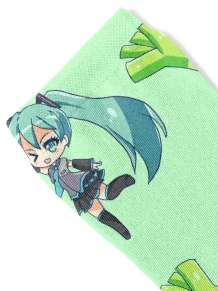 Miku Leek Socks man golf Socks For Men Women's