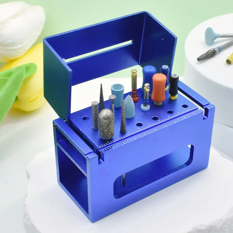 

Dental Disinfection Endo Files Holder Burs Box Autoclave Sterilizer Case Burs For Oral Care Tools Random Color 30 Hole 1