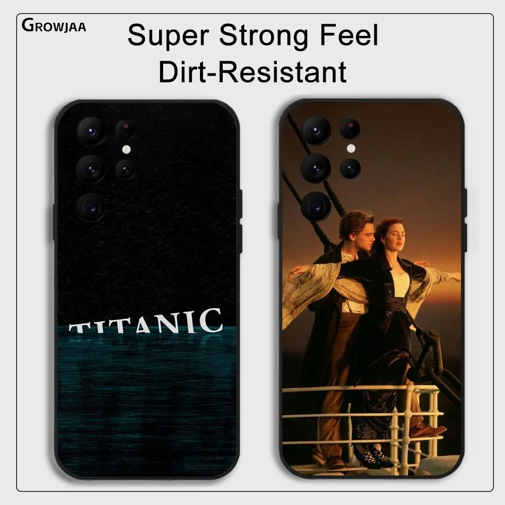 Classics T-Titanic Movie Phone Case for Samsung Galaxy S24 Ultra S22 S23 Ultra S21 S20 Shockproof Protective Silicone Funda