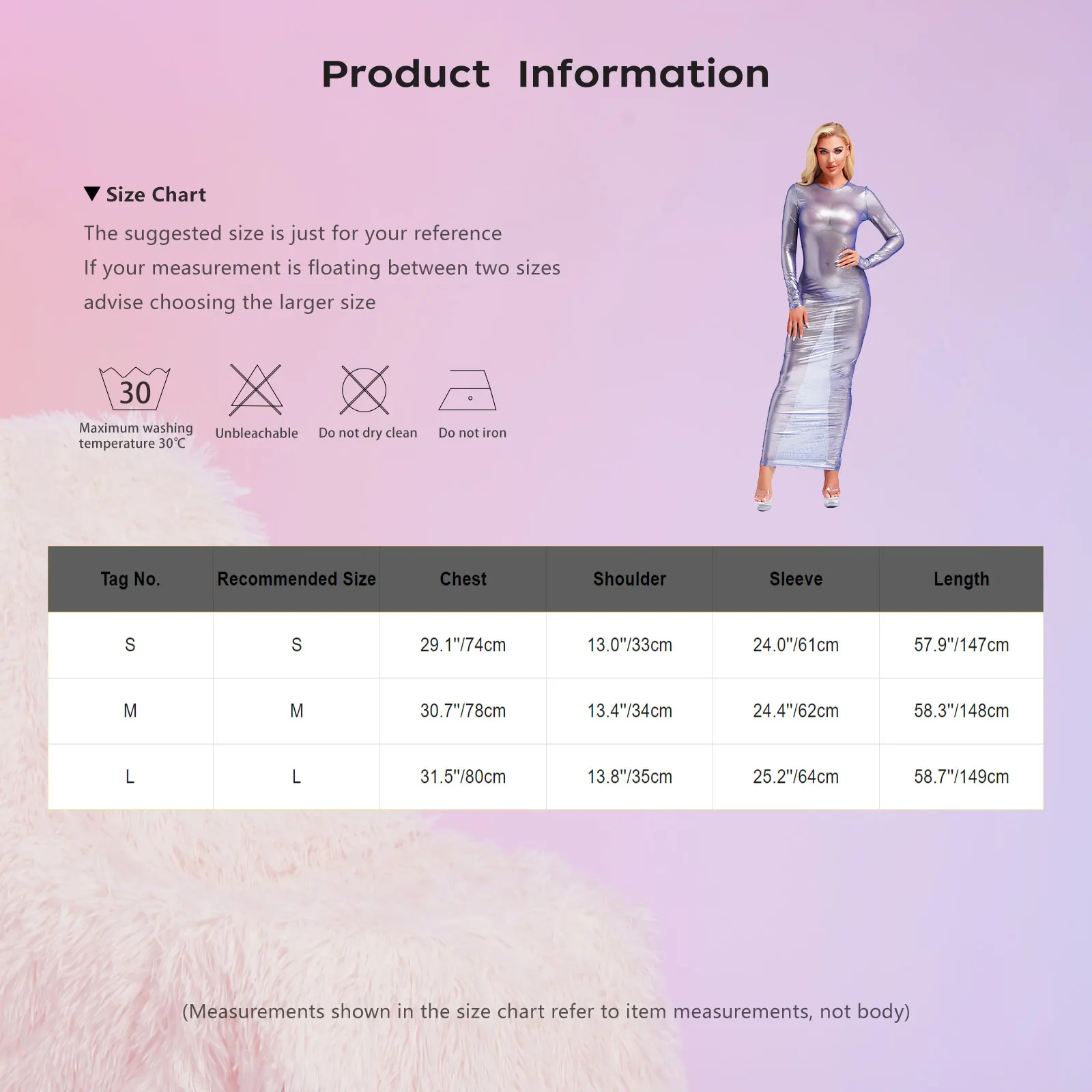 Womens Shiny Metallic Sheer Long Dress See Through Long Sleeve Bodycon Maxi Dress Cover Ups Rave Party Night Club Wear Underwear - Image 6
