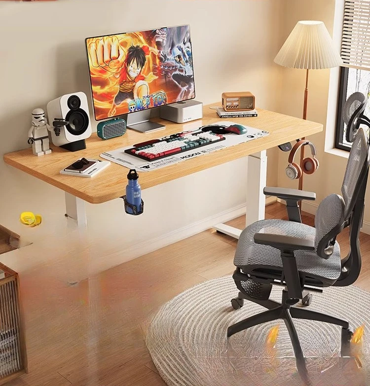 

Electric lifting table can be lifted and lowered Intelligent computer table Learning home thickened e-sports table can be lifted
