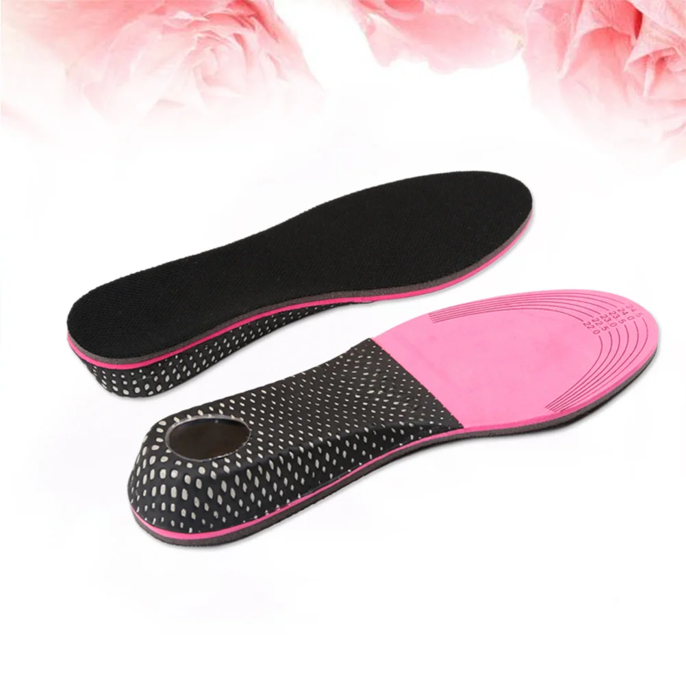 

Height Increasing Insoles Gel Sports EVA Shock Absorbing Cushion Pads Soft Bottom Anti Skid Heel Massage Feet Protection Size