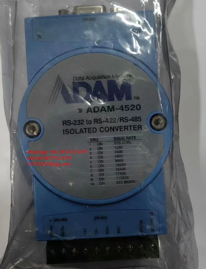 FOR ADAM-4520 Serial Communication Converter Isolated RS232 To RS422/485 New 1 PIECE