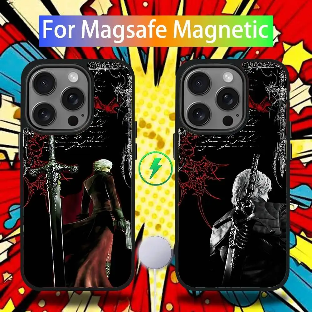 

Dante D-Devil M-May Cry D-DMC2 Phone Case For iPhone 17,16,15,14,13,12,11,Pro,Max,Plus,Mini,SE4,E Magsafe Wireless Charging