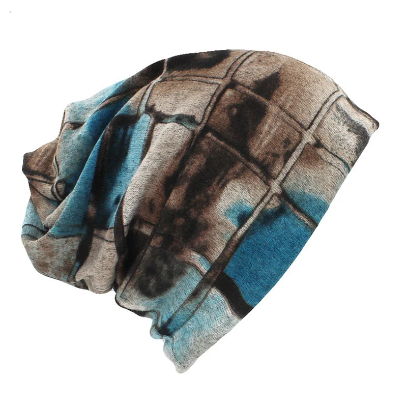 Autumn Winter Classcal Design Hats For Men Thin Hat Multifunction Women Skullies Beanies Fashion Feminino Scarf HT115