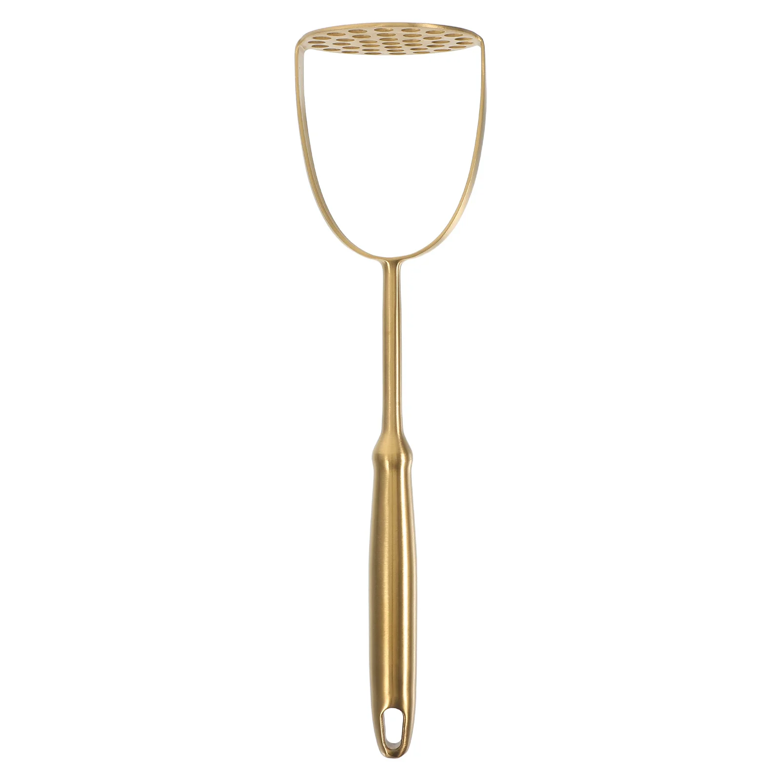 

Stainless Steel Potato Masher Handheld Heavy Duty Ergonomic Handle Vegetable Masher Smooth Potato Presser Kitchen Cooking Tool