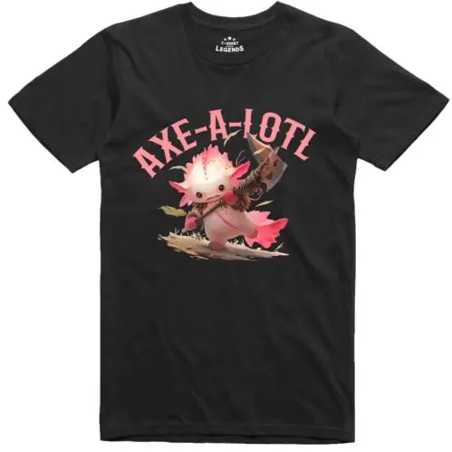 Axolotl Camiseta Divertida Juego de Rol Jugar En Palabras