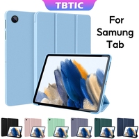 TBTIC Case for Samsung Galaxy S6 Lite P610 P615 A9 A7 Lite 8.7IN Tab A8 10.5IN A9 Plus S7 S8 S9 11IN PU Tablet Cover Smart Case