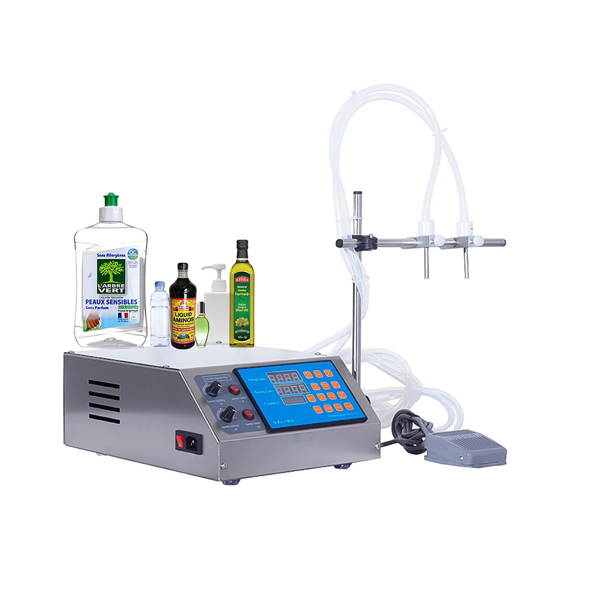 Best Selling Price Discount Semi-automatic Liquid Bottle Filling Machine Baijiu Beverage Sauce Quantitative Filling Machine