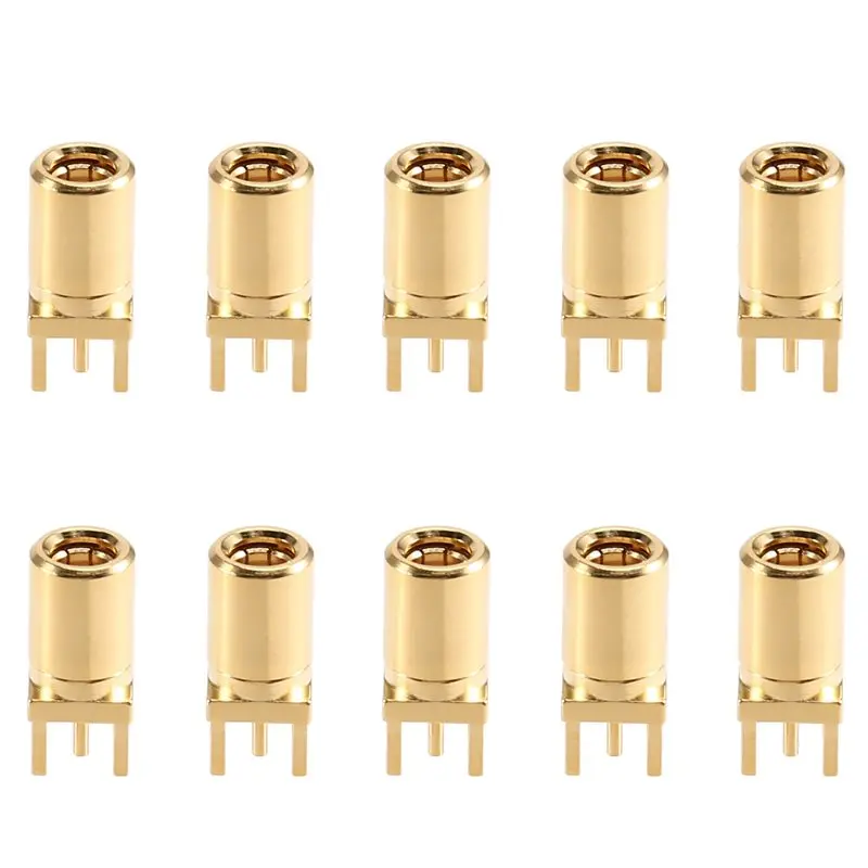 

2025 Trend 10 шт. SMB разъем для монтажа на печатную плату SMB RF коаксиальный адаптер