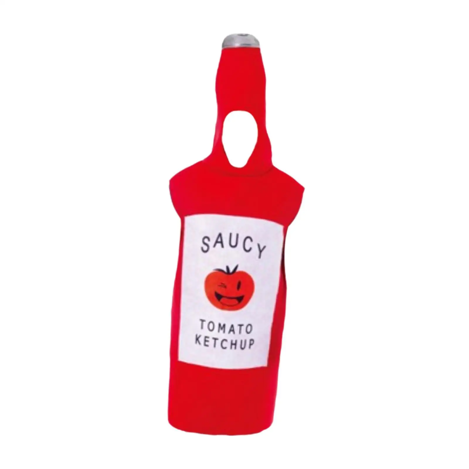 Costume da Ketchup Halloween Fun Cosplay per feste di compleanno regalo Performance sul palco