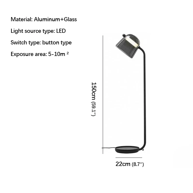 KARKubNordic-Lampadaire LED Rétro, Lampe sur Pied Décorative Moderne, Chambre à Coucher Familiale, À la Mode