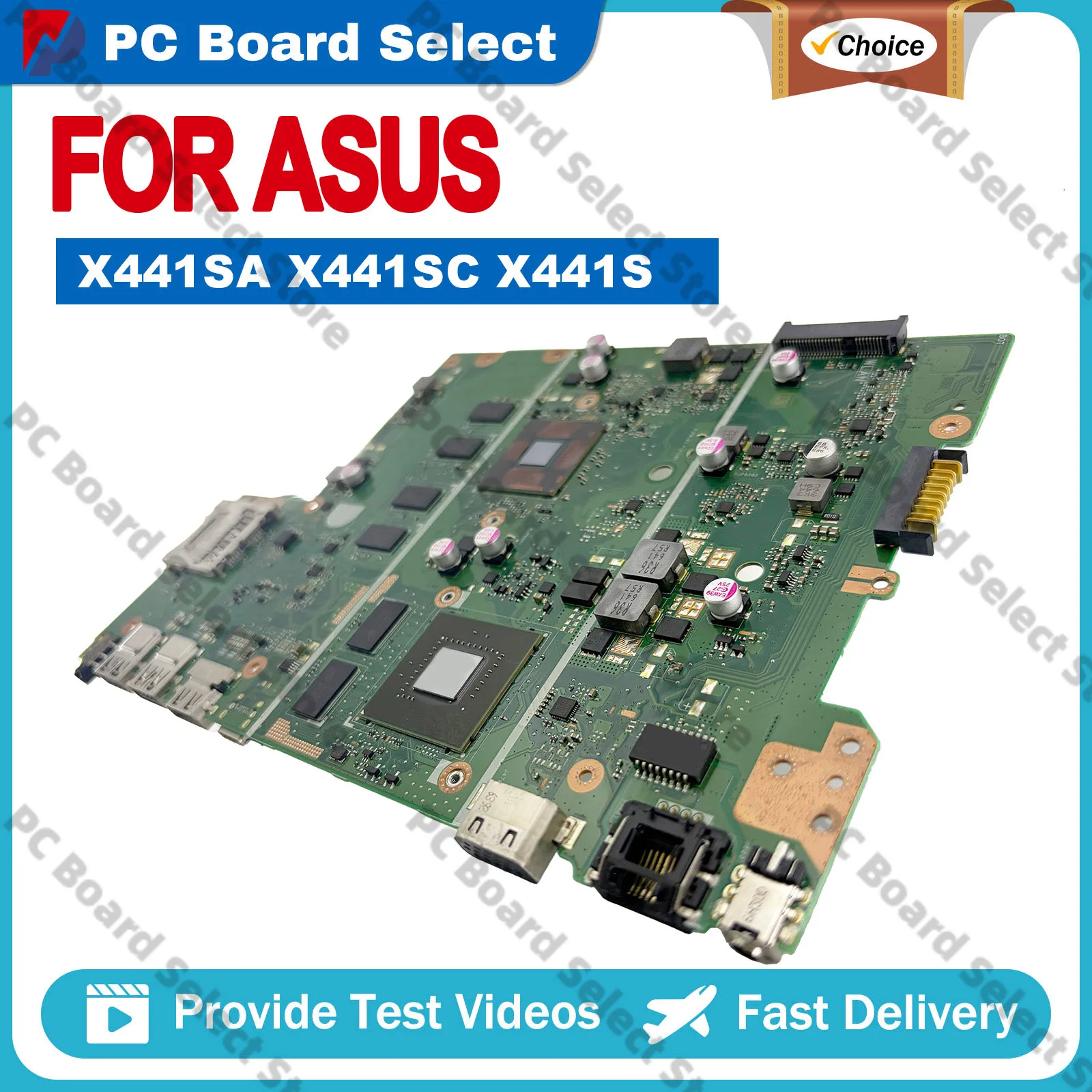 carte-mere-d'ordinateur-portable-x441sc-pour-asus-vivobook-f441s-x441s-x441sc-a441s-avec-processeur-celeron-tests-100-ok-expedition-rapide