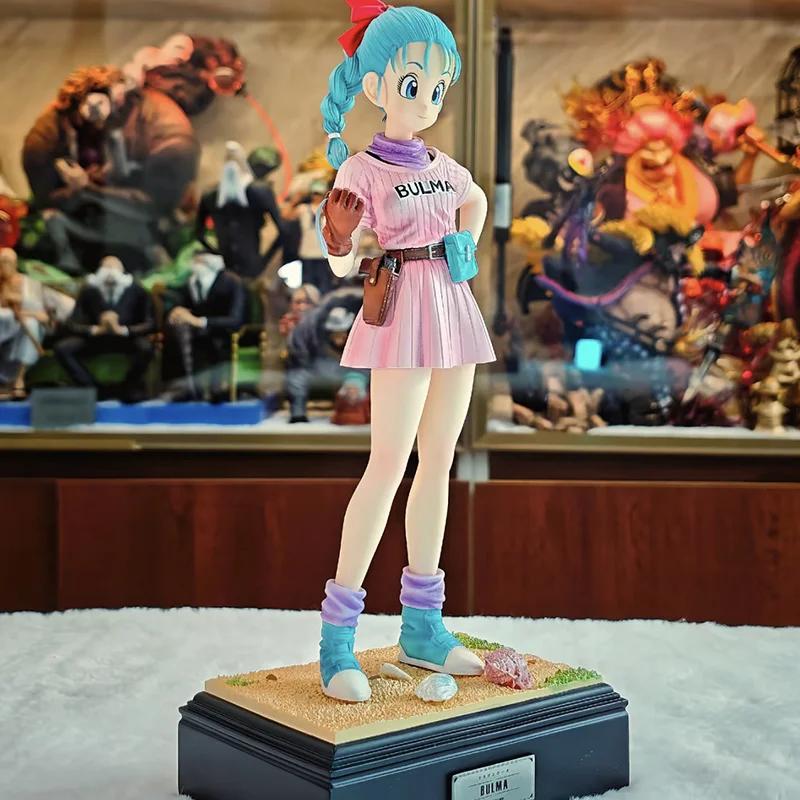 

New 30cm Dragon Ball World Martial Arts Association Childhood Bulma Pvc Figure Anime Model Desktop Decoration Collectible Toy