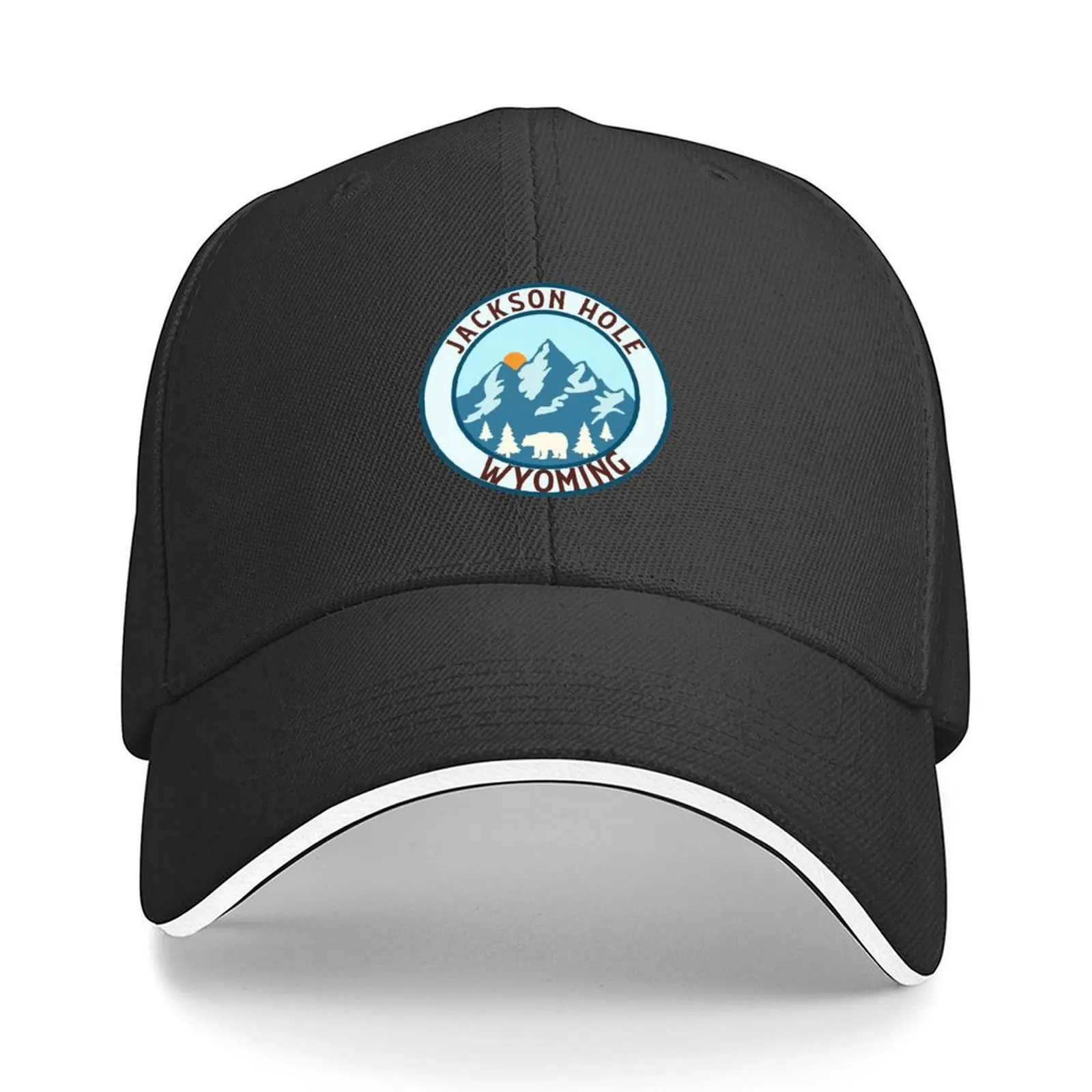 

Jackson hole wyoming Baseball Cap luxury woman cap Anime Luxury Brand Beach Outing Golf Women Men's